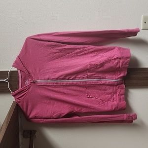 Pink zip-up jacket